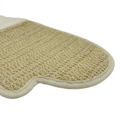 Cheap Price High Quality Jute Hemp Glove Body Shower Bathroom Glove