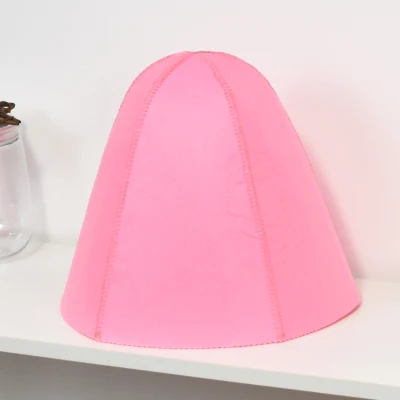 Color Custom 2mm Polyester Felt Sauna Hat Sauna Japanese Sauna Hat for Man Woman