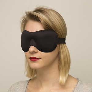 Comfortable Sleep Mask & Ear Plug Set. Includes Carry Pouch for Eye Mask & 3D eye mask