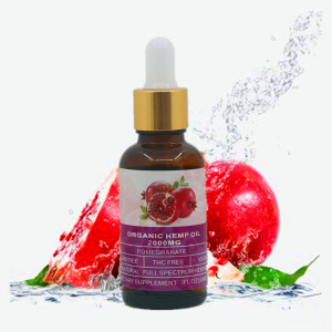crazylife Red pomegranate 30ml CBD massage body oil