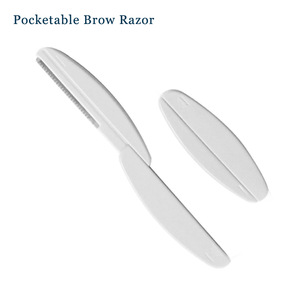 Disposable Eyebrow Razor With Brow Brush