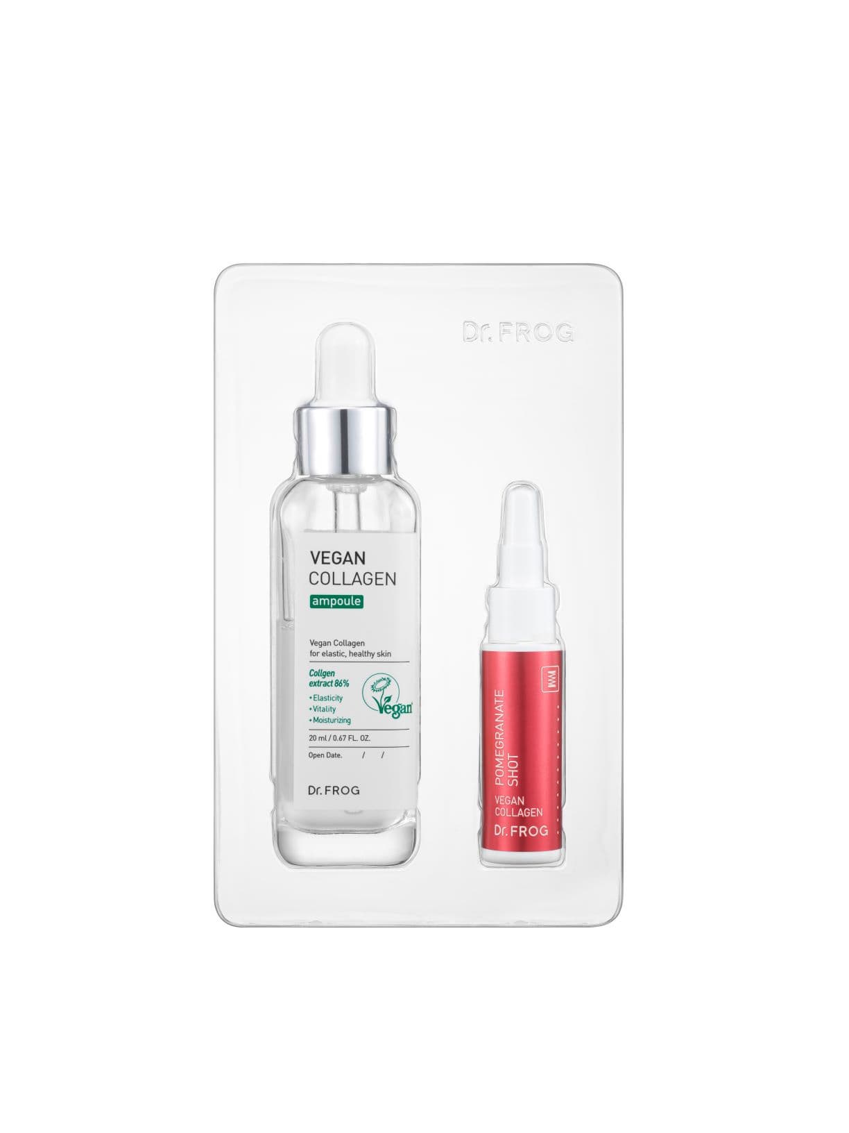 DR.FROG Vegan Collagen Ampoule & Pomegranate shot
