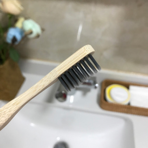 eco-friendly soft adult bamboo charcoal toothbrush