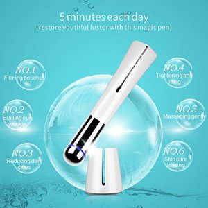 Eye and Face Massager Anti-aging Wand Device High Frequency Vibrating Eye Massager