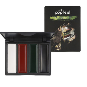 Face Painting Supplies Wholesale 4 Colors Camo Face Paint Kit