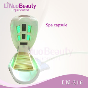 Far Infrared Sauna Spa Capsule / LED Light Therapy Bed For dry Steam