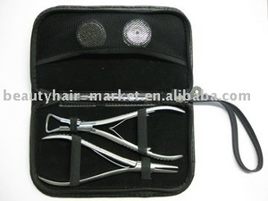hair accessories/hair extension tool/silver plier