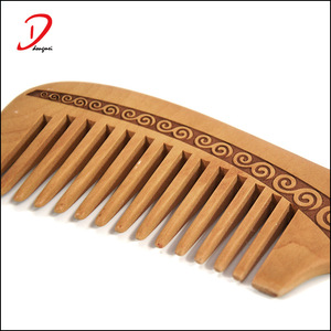 High quality custom logo wooden hair beard combs