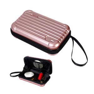 High Quality New Design Waterproof ABS Hard Cosmetic Bag Travel Toiletry Makeup Case