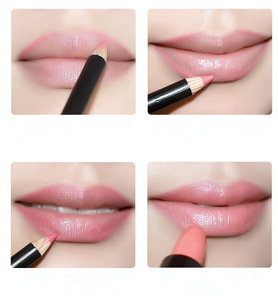 High quality smoothly lip use matte Multi-colored plastic material lip pencil lip liner