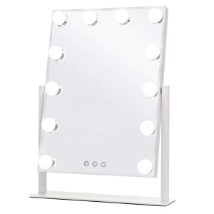 Hollywood Style Vanity Makeup Mirror LED Light Beauty  Cool White 12bulb Dimmable  Mirror