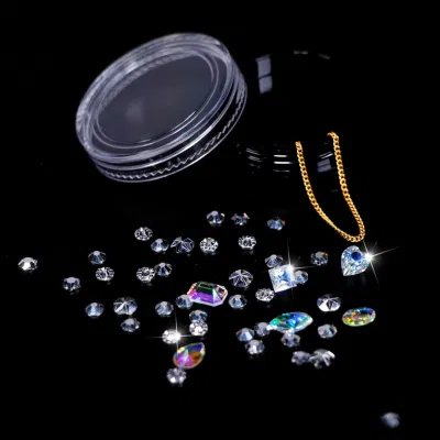 Hot Sales Metal Nail Art Stickers Rhinestones for Nail Decoration