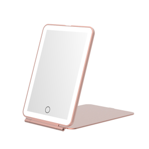 iPad Mini Makeup mirror with light 1000mah built in battery Portable travel make up mirror led