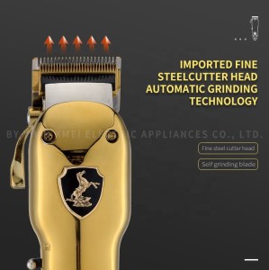 Kemei KM-2030 Rechargeable Profession Metallic Electric Trimmer Hair Clipper LCD Cordless Hair Trimmer Professional Hair Trimmer