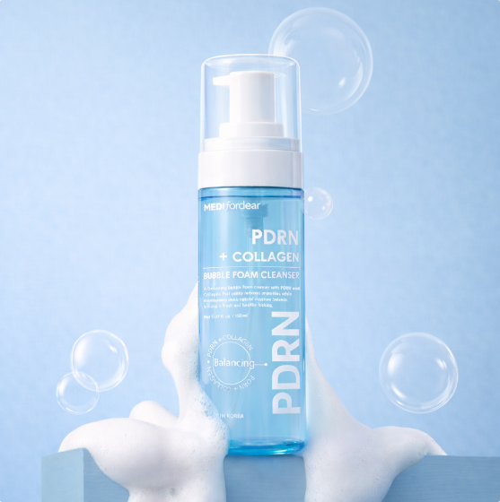 MEDIFORDEAR BUBBLE FOAMING CLEANSER [PDRN + COLLAGEN)