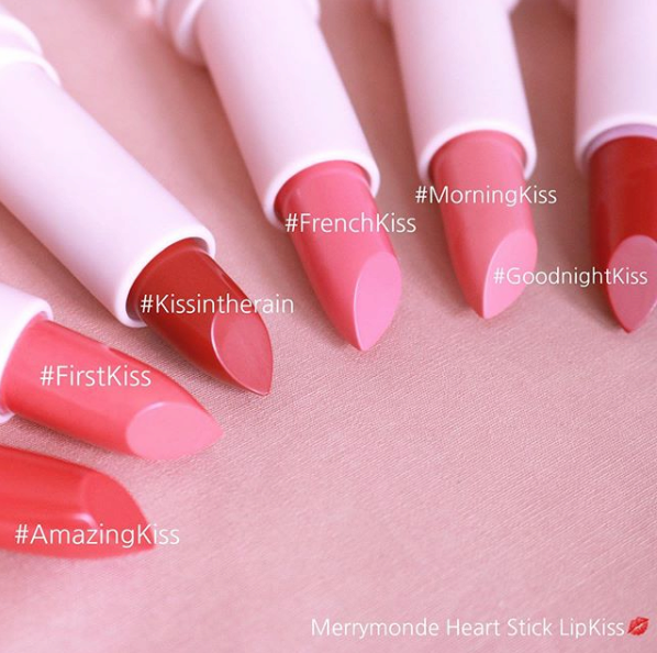 [Merrymonde] Heart Stick Lip Kiss 6 Colors