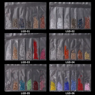 Mixed Colors Shiny Crystal Jewellery Micro Nail Art Rhinestones