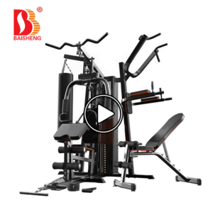 Multi Functional Trainer Station Home Gym Equipment with 76 KG Weight Plate