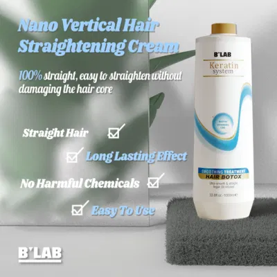Nanoplastia Smooth Brazilian Keratin Straightening Hair Treatment for Blonde Hair