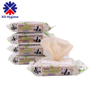OEM Bamboo Wipes Biodegradable Eco-friendly Organic Wet Wipes For Baby