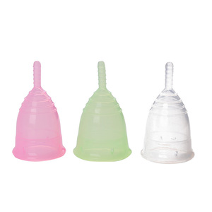 OEM Logo Reusable Silicone Menstrual Cup Girls Period Cup FDA CE