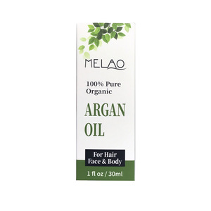 OEM ODM 30ml Melao Hair Care Morocco 100% Pure Organic Hair Argan Oil