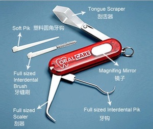 Oral Hygiene Set Pocket Dentist All in One Oral Tool