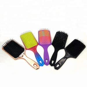 Paddle Brush Best for Detangling, Straightening Hair and Blowdrying, Rose Gold Hairbrush