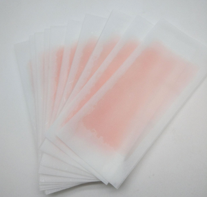 Painless no harm free sample natural disposable cold wax depilation body customized nasal waxing strip