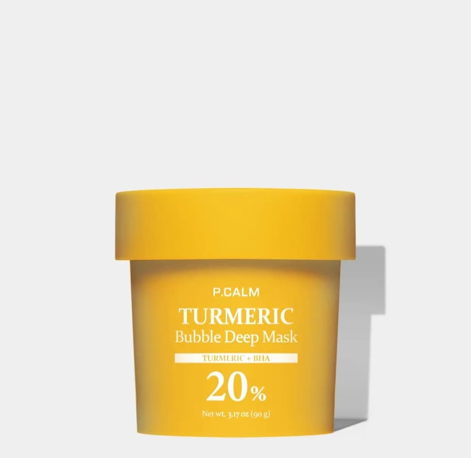 P.CALM TURMERIC Bubble Deep Mask