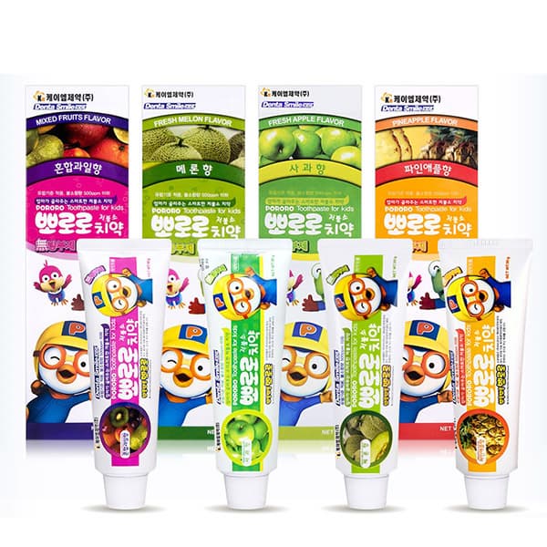 PORORO Low-Flouride Toothpaste (Various Flavors)