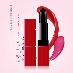 Private logo lipstick make up black lip stick customised lip balm