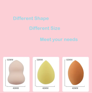 Promotion powder puff makeup sponge beauty blend puff Microfiber Latex Free Cosmetic Makeup Sponge Puff