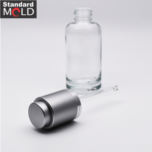 Round Glass Dropper Bottle 50ml for essential oil and ample