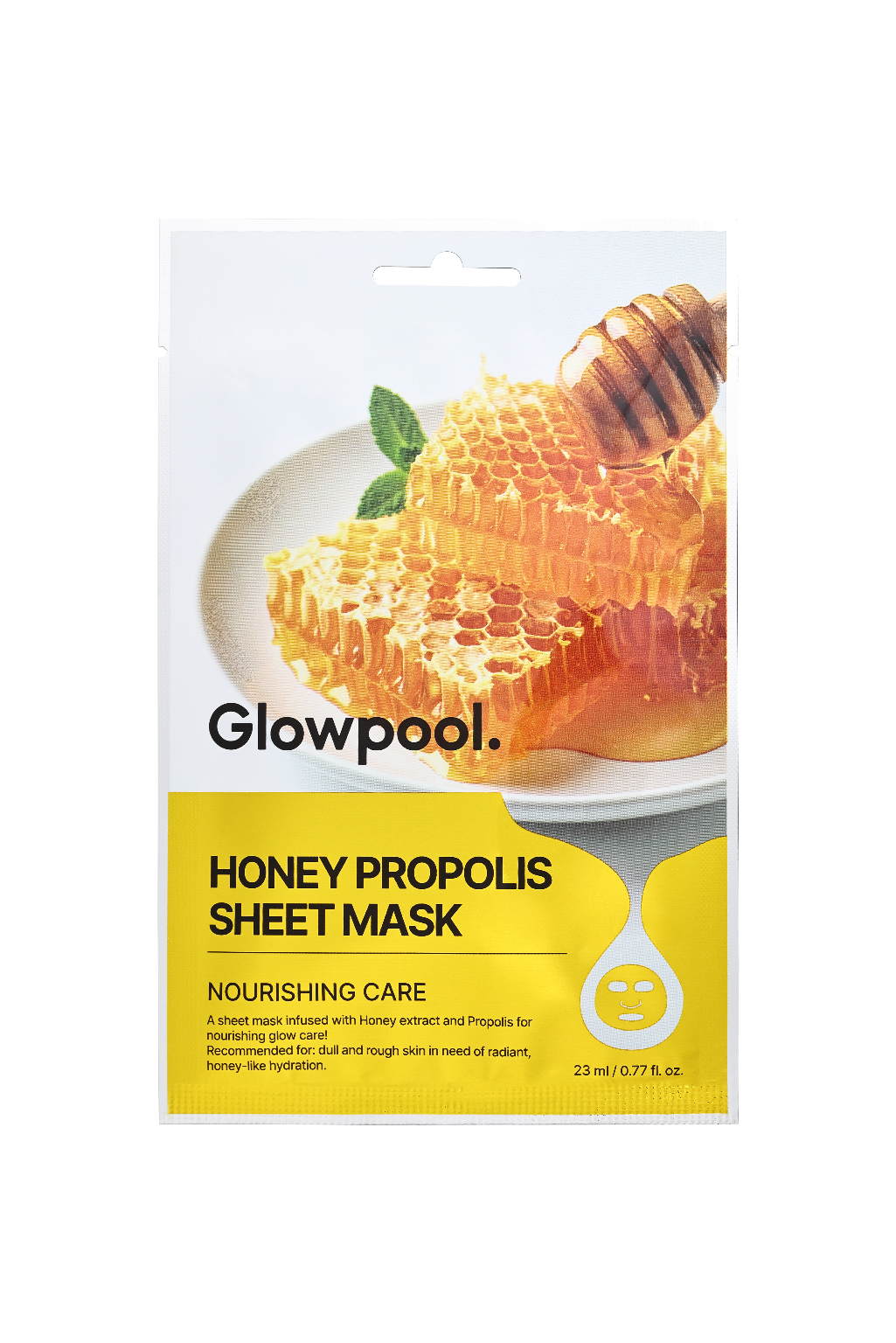 [Skin Care] GLOWPOOL HONEY PROPOLIS SHEET MASK (10 SHEET)
