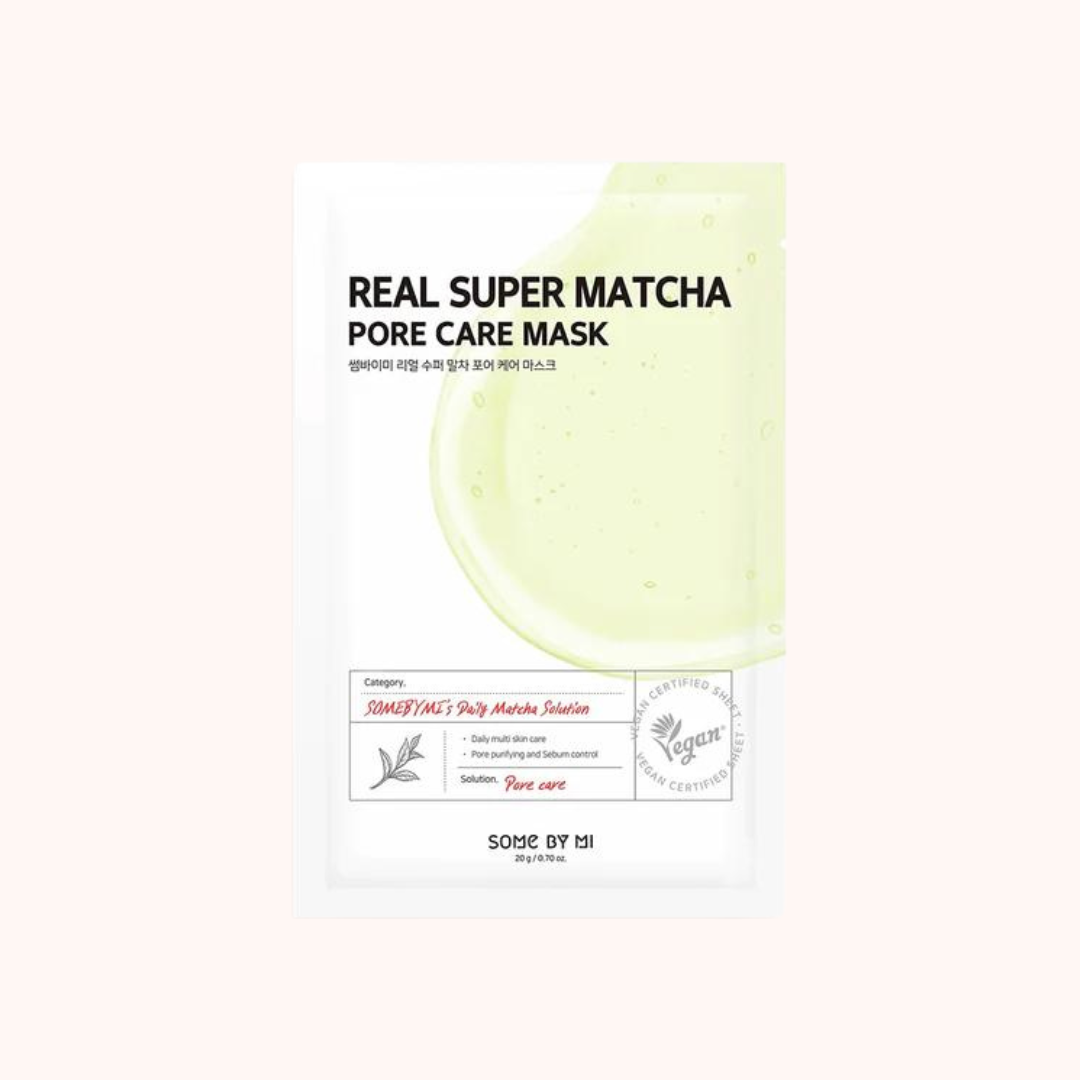(SOME BY MI) REAL SUPER MATCHA PORE CARE MASK (20g)
