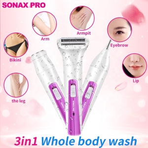 SONAX PRO Fashionable Electric Lady Shaver Lady Epilator New Full Body Use Professional Waterproof Removal