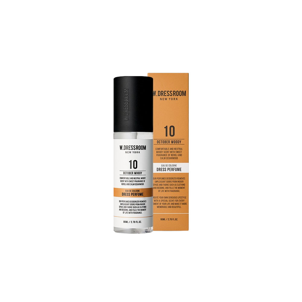 (W.DRESSROOM) NEW Dress Perfume Portable Season 3 No.10 October Woody 80ml