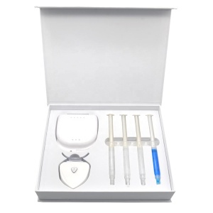 Whiter Smile gel led teeth whitening light  kit for home teeth polishing