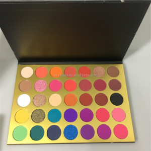 Wholesale New High Pigment Eye Shadow Palette Cosmetics Private Label 35 Color Eyeshadow Palette