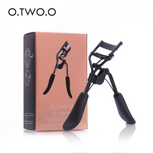 Wholesale O.TWO.O High Quality Stainless Steel Beauty Tools Black Silver Eyelash Curler