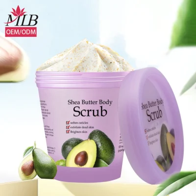 Wholesalers Shea Sugar Scrub Logo Salon Professional Scrub Gel Korea Beauty Body Scrub