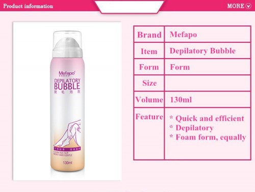 Mefapo natural hair remove spray oem