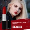 New matte lipstick high-quality metal tube bullet lipstick lipstick waterproof long lasting red lipstick makeup lips cosmetics