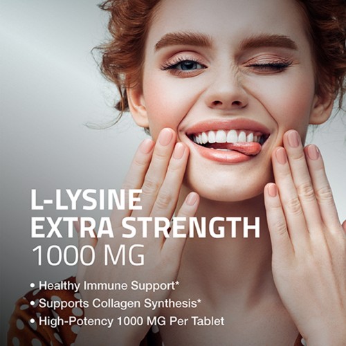L-LYSINE OEM factory  EXTRA STRENGTH 1000 MG HIGH POTENCY 1000 MG PER TABLET DIETARY SUPPLEMENT MANUFACTURER