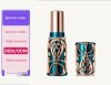 Pocket Custom Metal Zinc Alloy Shell Cosmetic Packaging Unique Design Luxury Magnetic Round High-end Lipstick Tube