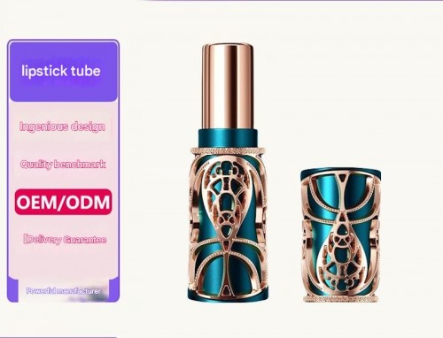 Pocket Custom Metal Zinc Alloy Shell Cosmetic Packaging Unique Design Luxury Magnetic Round High-end Lipstick Tube