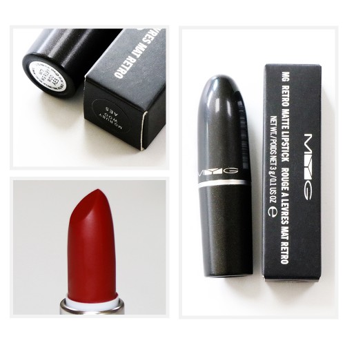 New matte lipstick high-quality metal tube bullet lipstick lipstick waterproof long lasting red lipstick makeup lips cosmetics