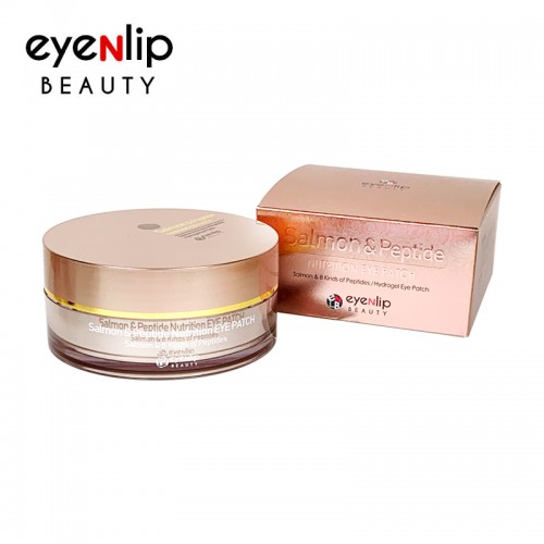 [EYENLIP] Salmon & Peptide Nutrition Eye Patch 90g (1.5ea * 60ea) - Korean Skin Care Cosmetics