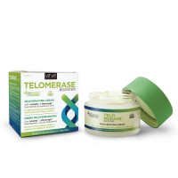 Rejuvenating Cream Telomerase Booster 50ml. Moisturizing Facial Cream: Smooths Out Wrinkles, Restructures, and Redensifies the Dermis. With Hyaluronic Acid and Niacinamide. Vegan Skincare Cream for Mature Skin, Boosts signs of youth - Vegan Skincare Cosmetics Wholesales and Whitel Label